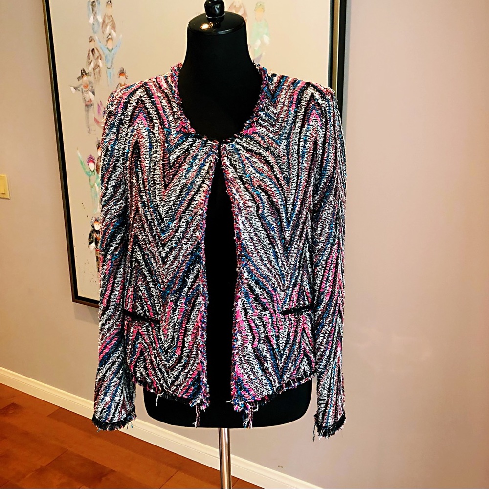 IRO PARIS Tweed Jacket Coat NWOT size FR 36 US 4 S